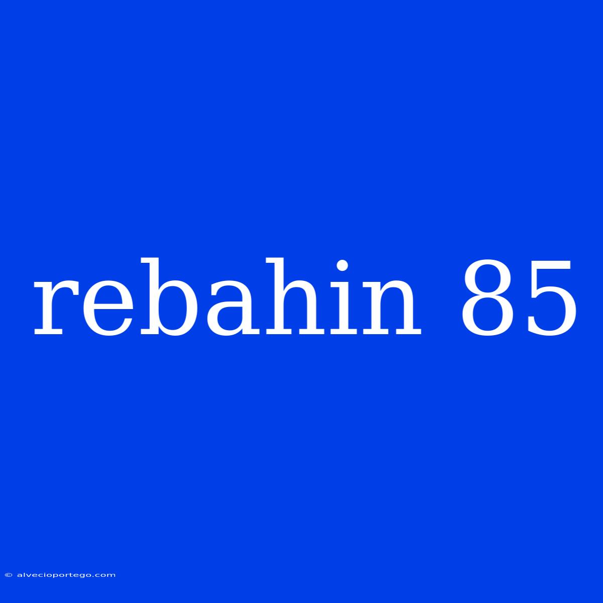 Rebahin 85