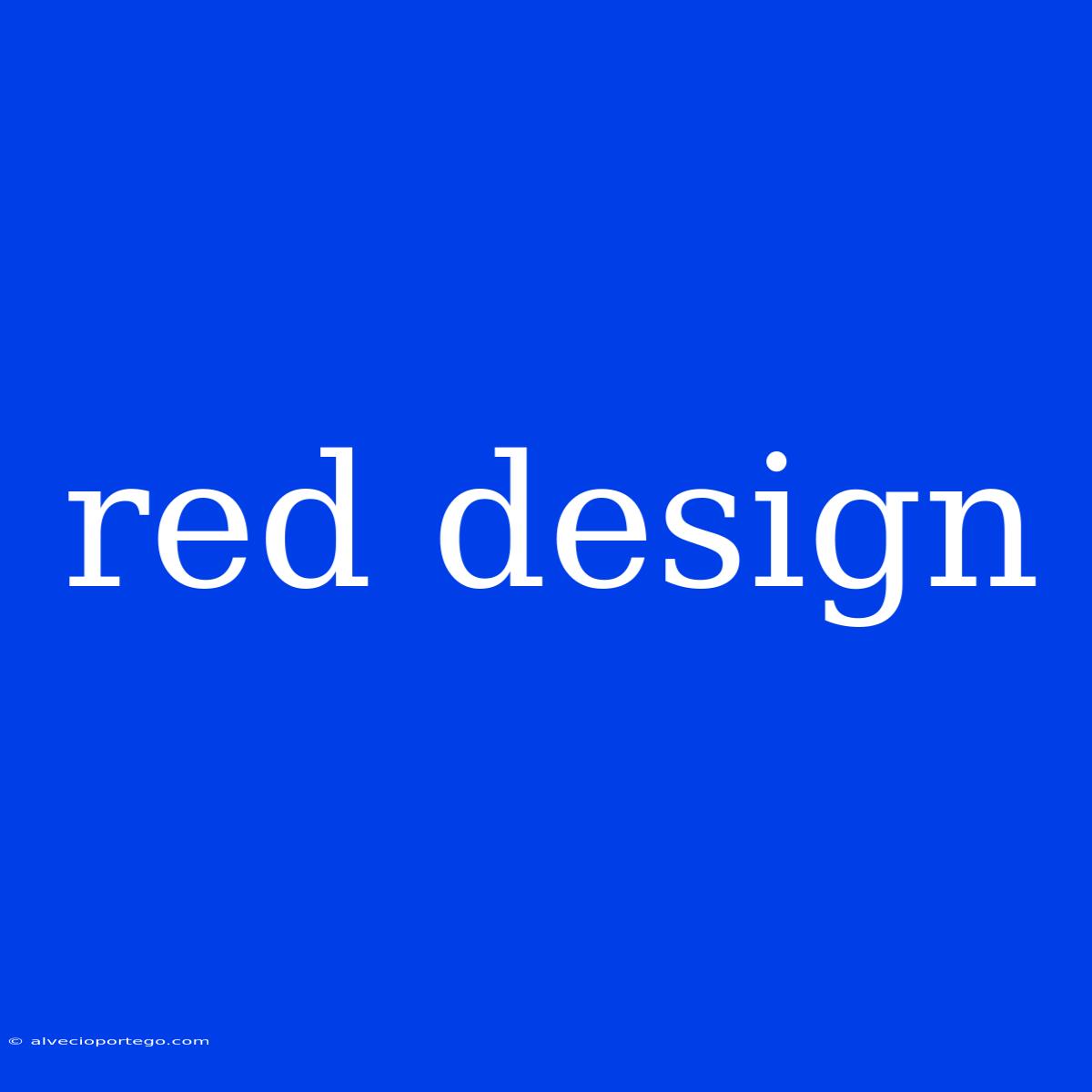 Red Design