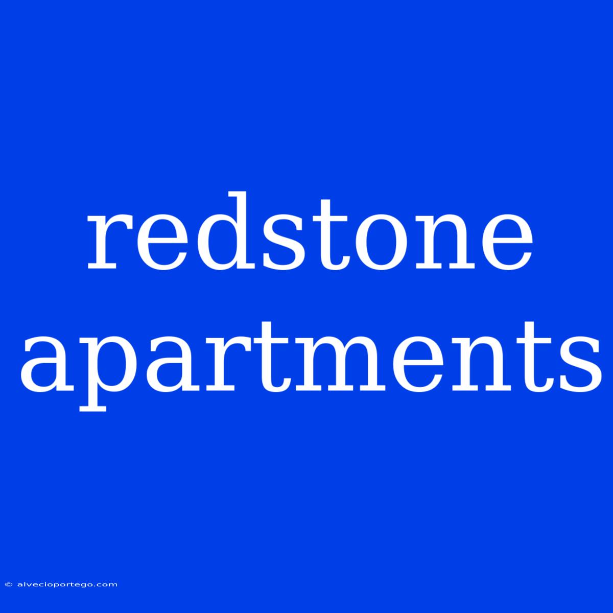 Redstone Apartments