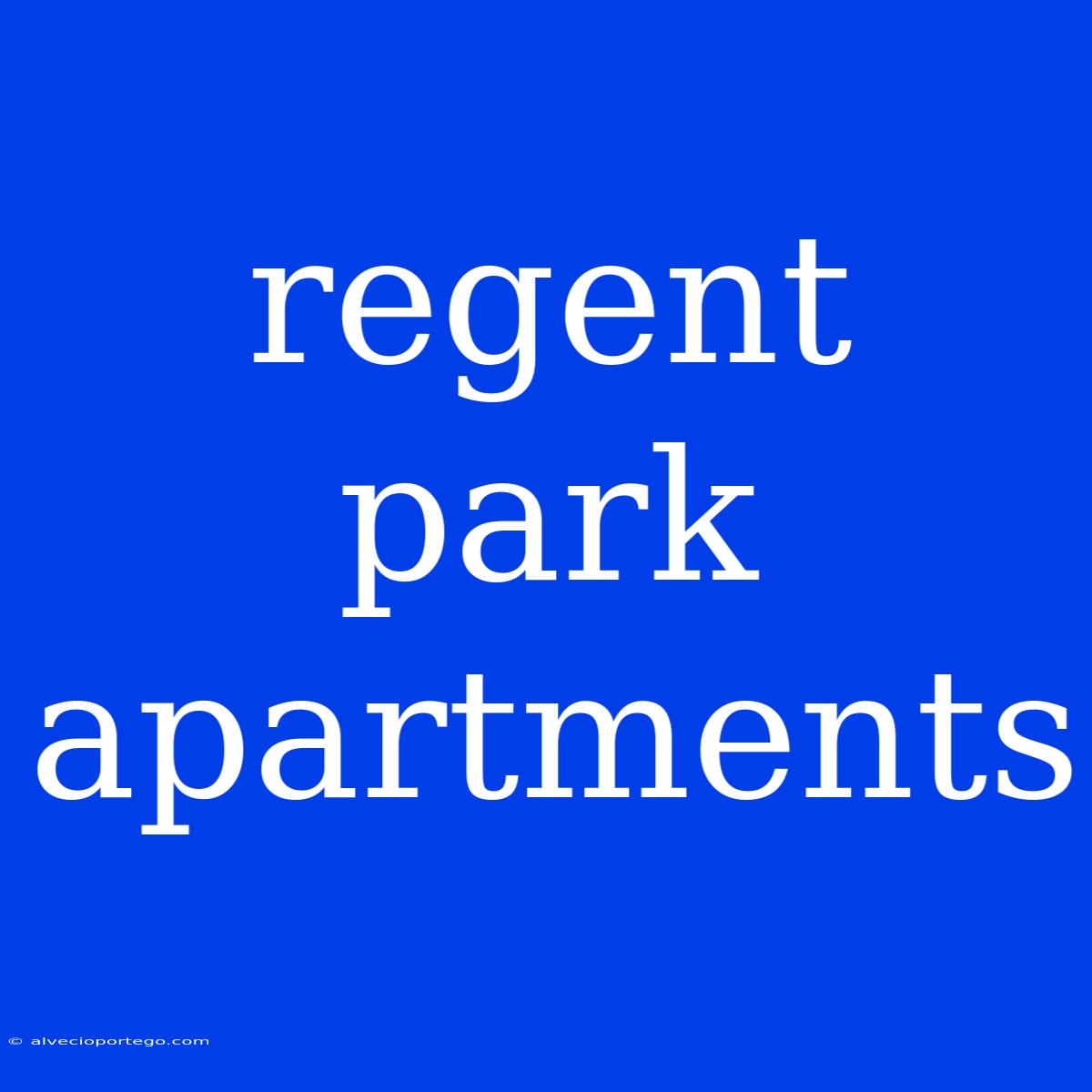 Regent Park Apartments