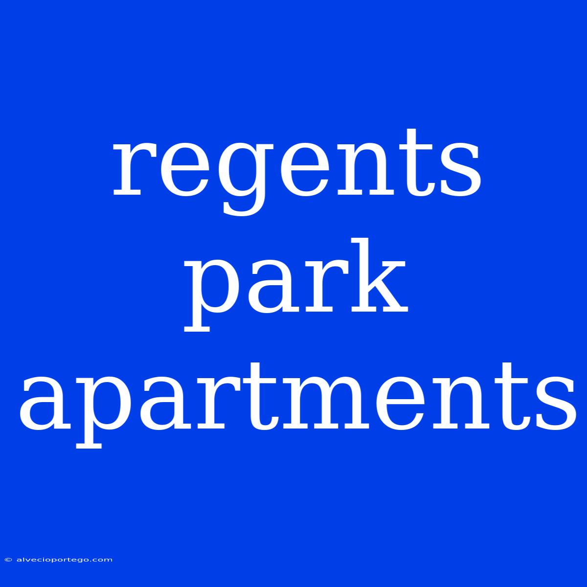 Regents Park Apartments