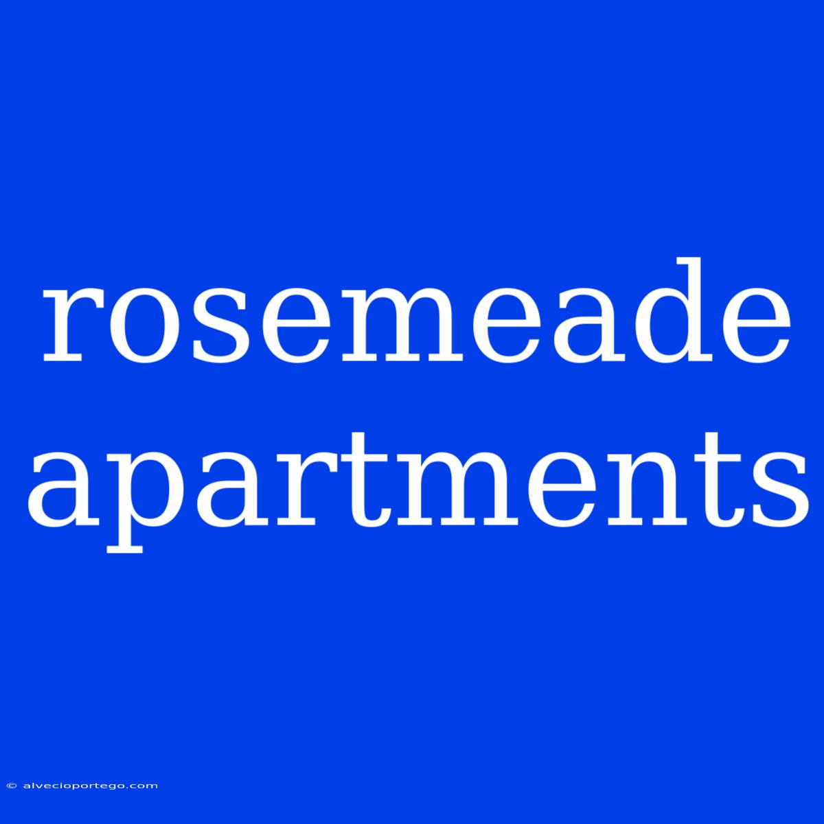 Rosemeade Apartments