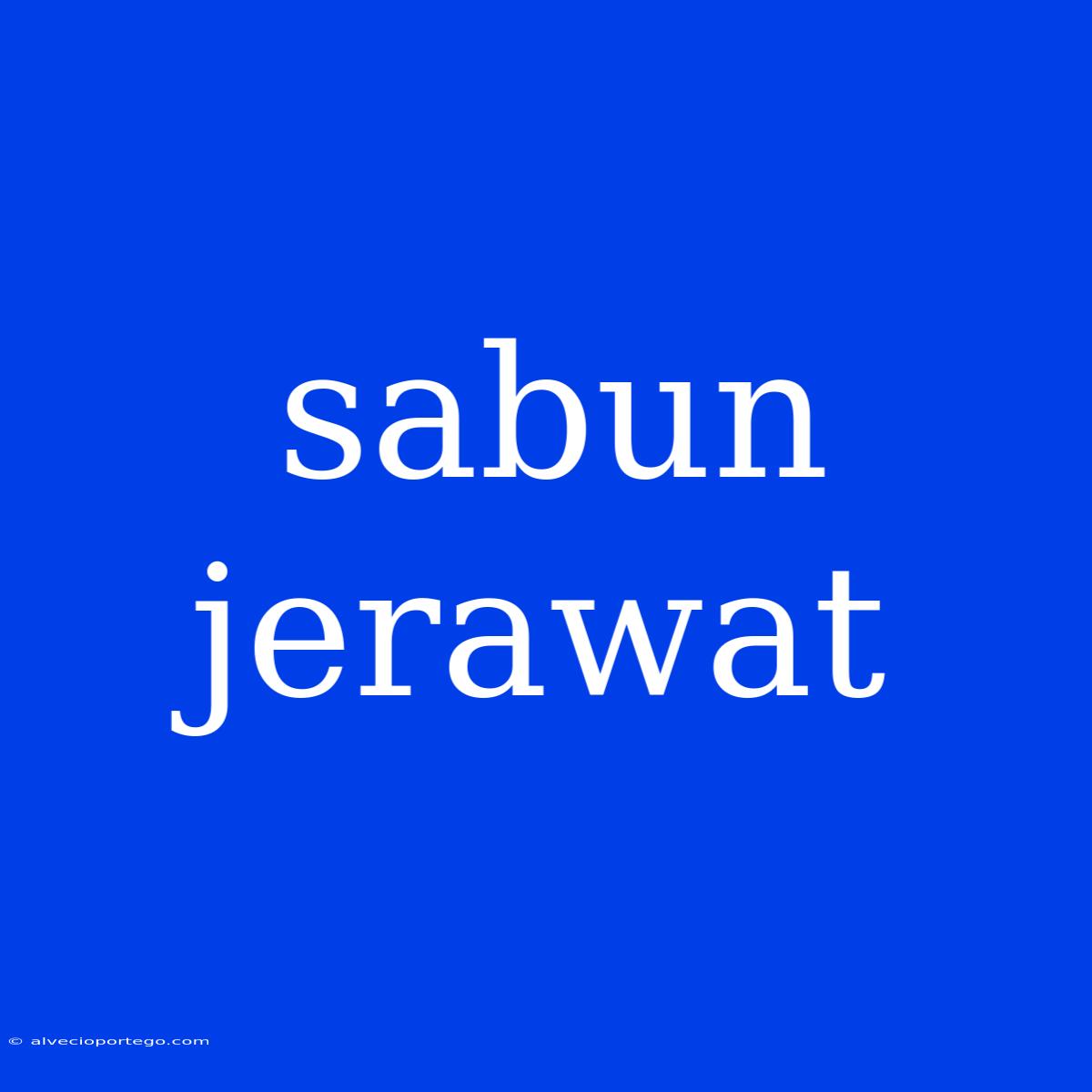 Sabun Jerawat