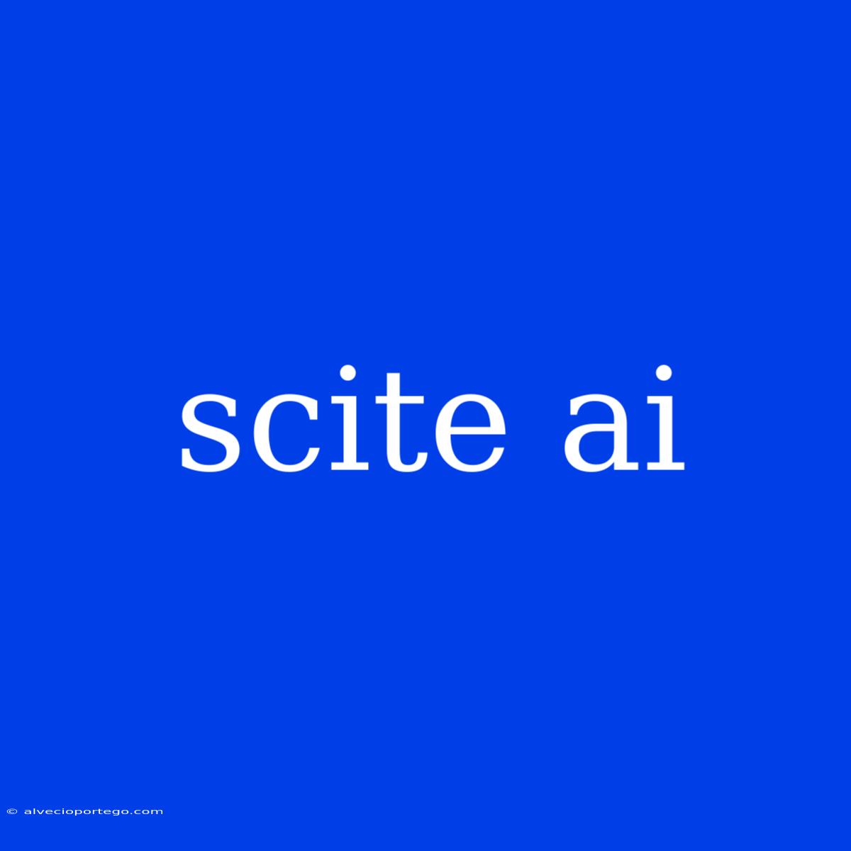 Scite Ai