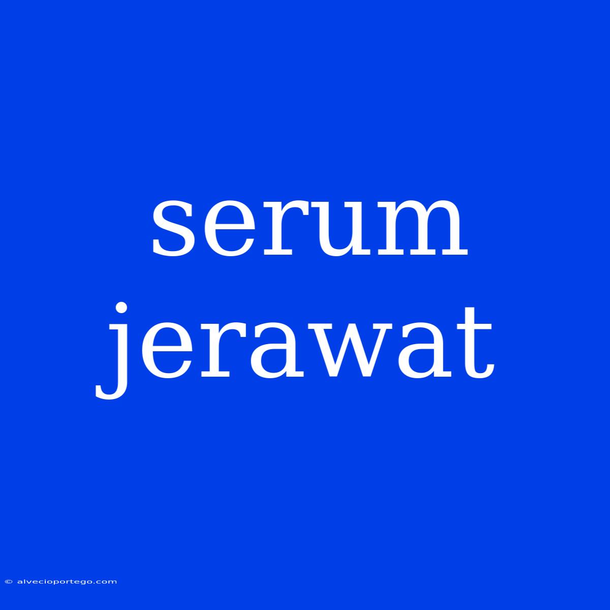 Serum Jerawat