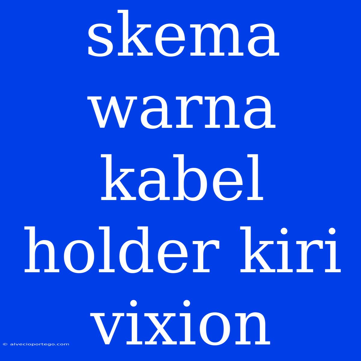 Skema Warna Kabel Holder Kiri Vixion