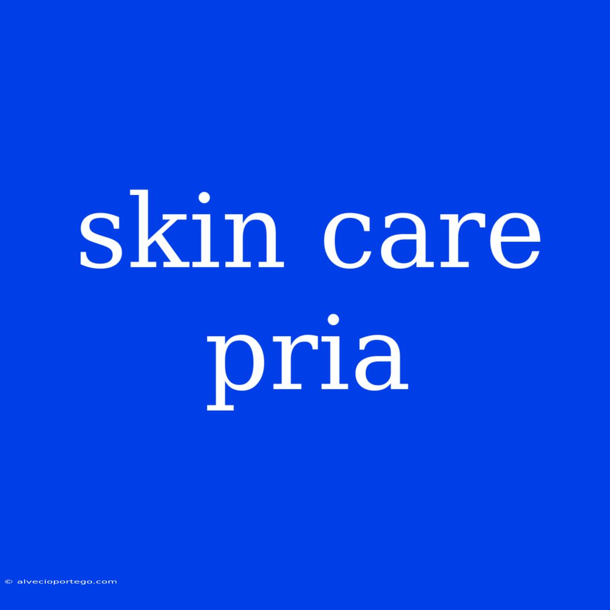 Skin Care Pria