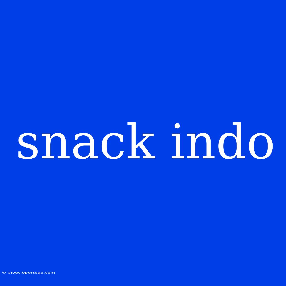 Snack Indo