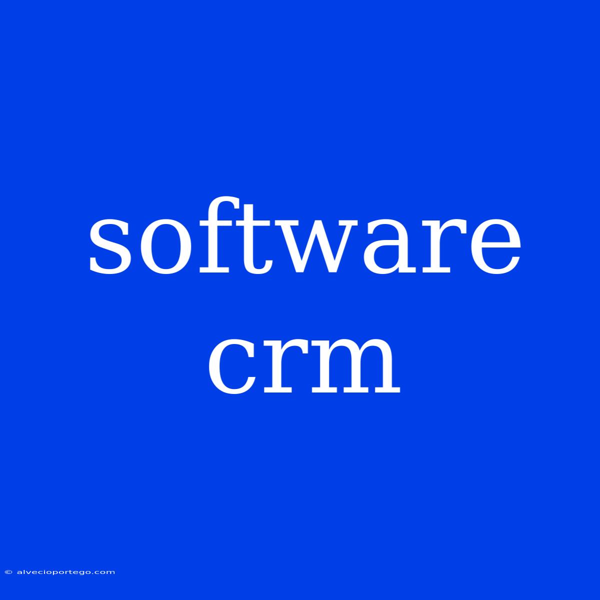 Software Crm