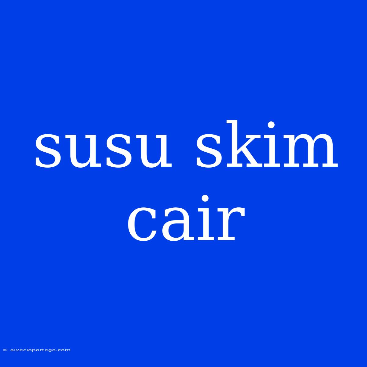 Susu Skim Cair