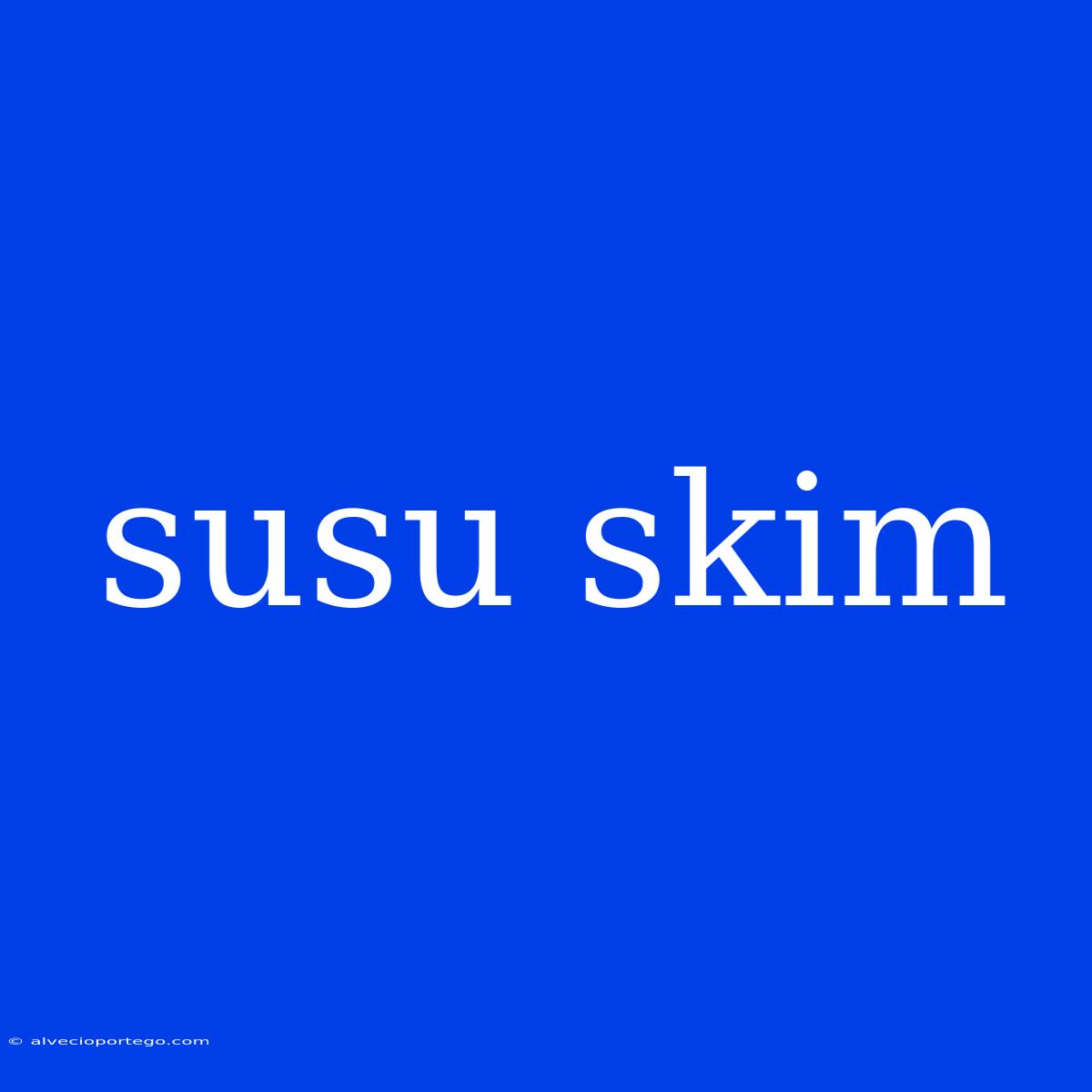 Susu Skim