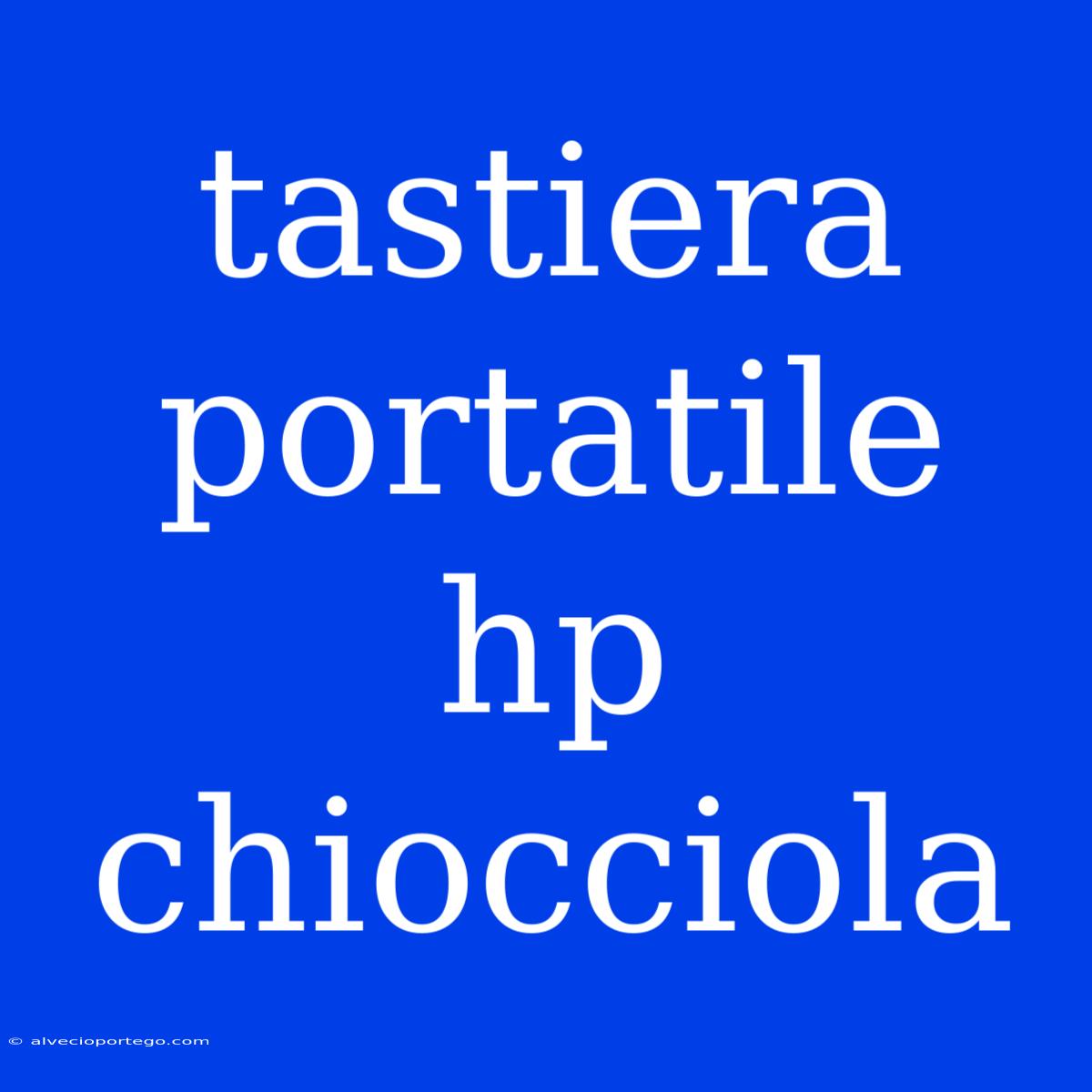 Tastiera Portatile Hp Chiocciola