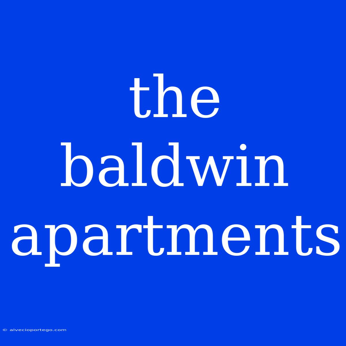 The Baldwin Apartments