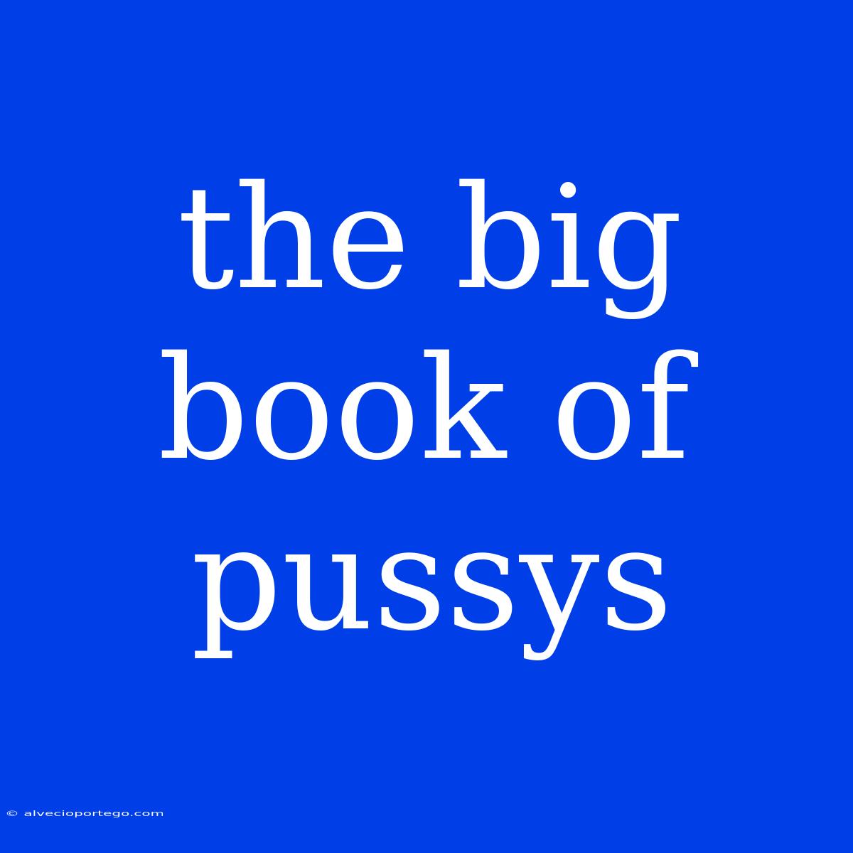 The Big Book Of Pussys