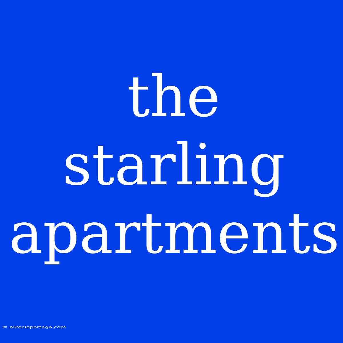 The Starling Apartments