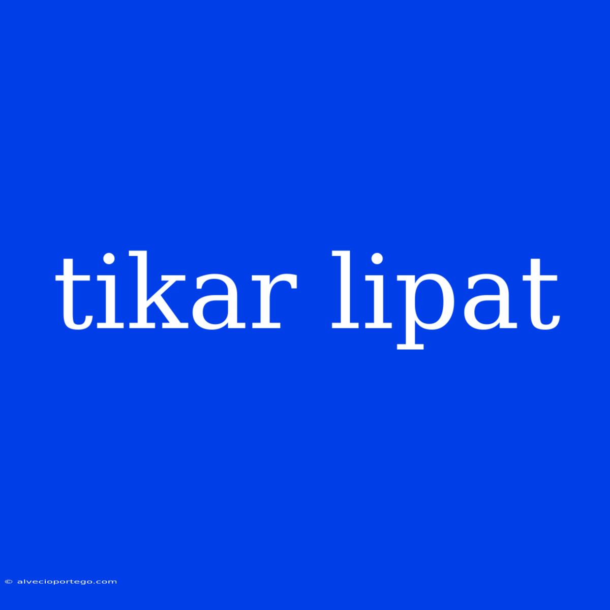 Tikar Lipat