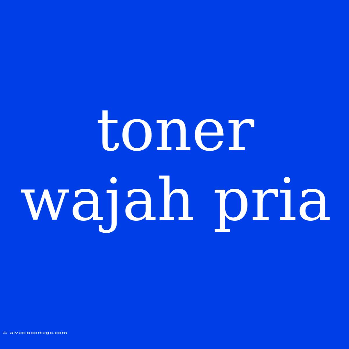 Toner Wajah Pria