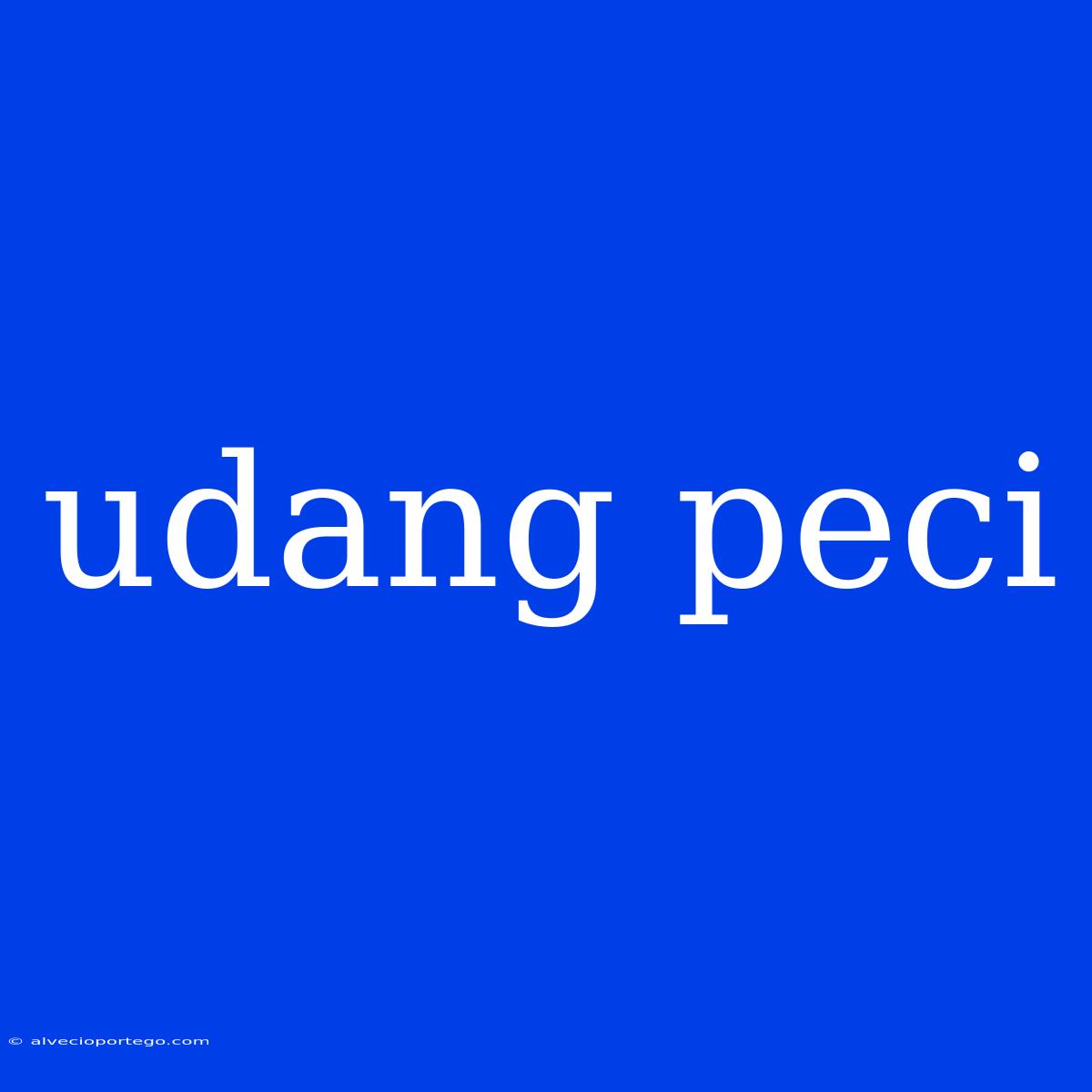 Udang Peci