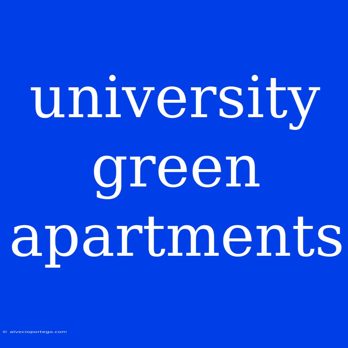 University Green Apartments