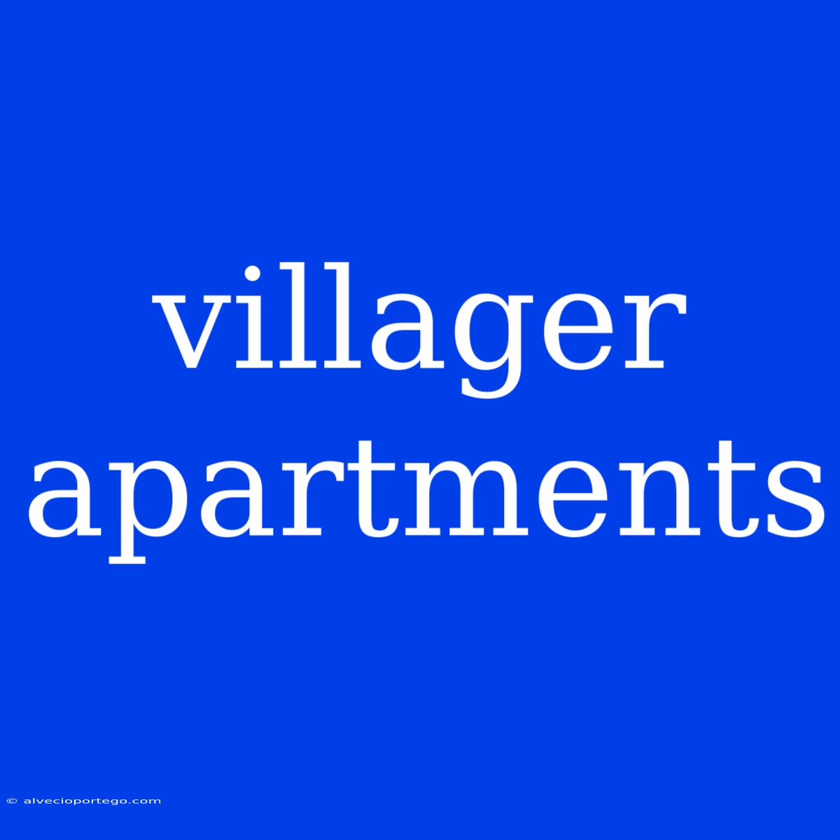 Villager Apartments