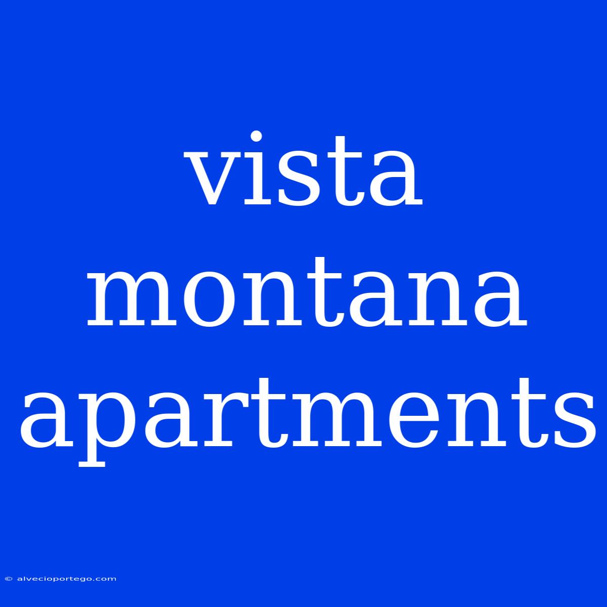 Vista Montana Apartments