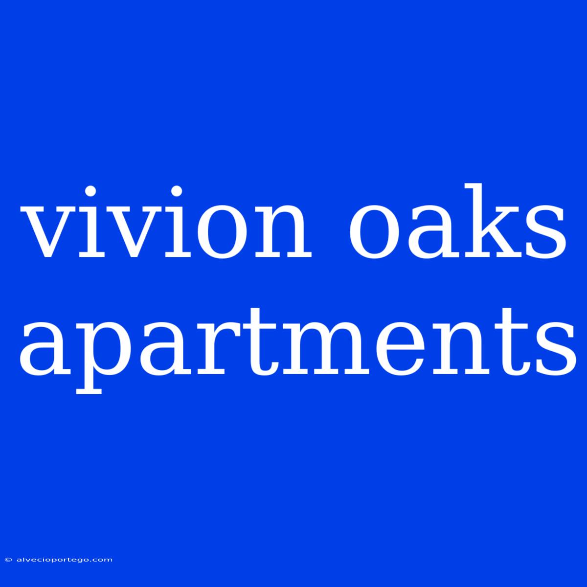 Vivion Oaks Apartments