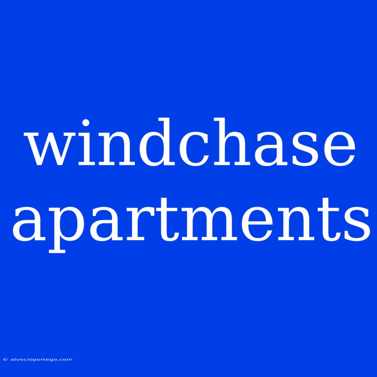 Windchase Apartments