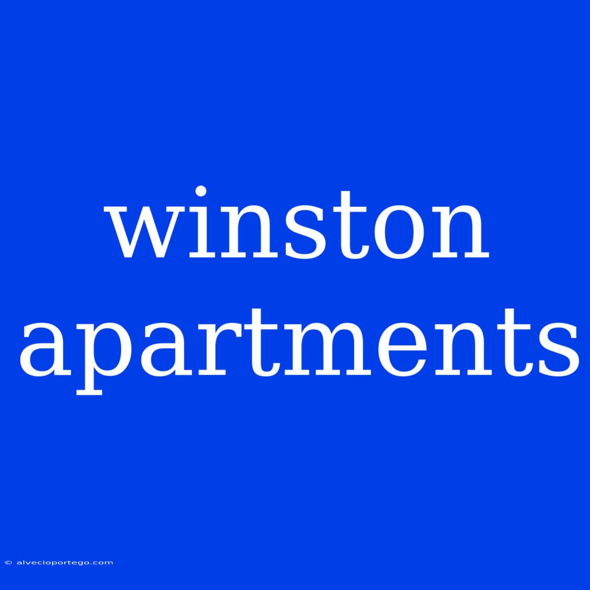 Winston Apartments