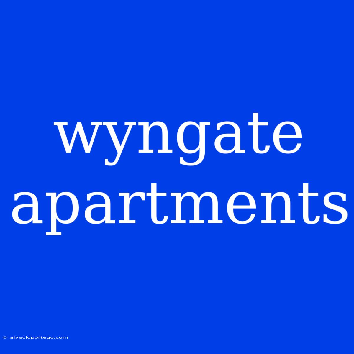 Wyngate Apartments